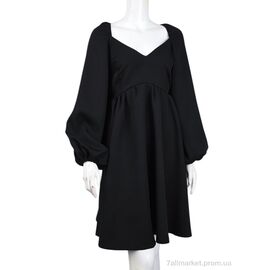 Плаття жіноче Весна/осінь 219 black (3 шт. р.сітка46/48-58/60) "Adam&Eva" недорого оптом від прямого постачальника