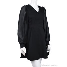 Плаття жіноче Весна/осінь 227 black (3 шт. р.сітка42-46) "Adam&Eva" недорого оптом від прямого постачальника