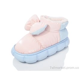 Фотография Тапки женские для дома зима J0264 рожевий (6 пар р.36-41) "Lion-Lu" недорого оптом от прямого поставщика