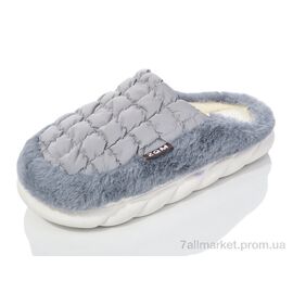 Тапки чоловічі домашні Зима 2205 сірий (6 пар р.40-45) "Lion-Lu" недорого оптом від прямого постачальника