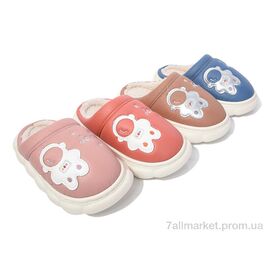 Тапки дитячі домашні Зима JH2316 mix (12 пар р.28-33) "Lion-Lu" недорого оптом від прямого постачальника