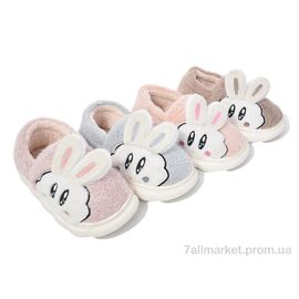 Тапки дитячі домашні Зима JH2327 mix (12 пар р.34-37) "Lion-Lu" недорого оптом від прямого постачальника