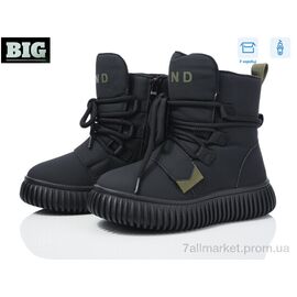 Фотография Ботинки детские удобные зима 3927-G93A63-5 (8 пар р.32-37) "BIG" недорого оптом от прямого поставщика