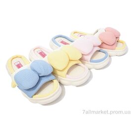Фотография Тапки женские для дома Весна/осень A658 mix (12 пар р.36-41) "Soylu" недорого оптом от прямого поставщика