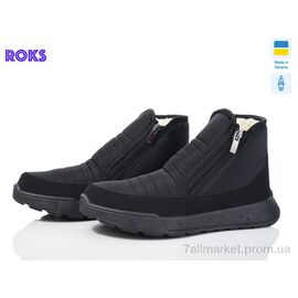 Фотография Дутики женские утепленные зима Марго1 чорний (6 пар р.38-42) "Roks" недорого оптом от прямого поставщика