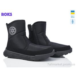 Фотография Дутики женские утепленные зима Марго2 чорний (6 пар р.38-42) "Roks" недорого оптом от прямого поставщика