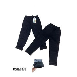 Джинси дитячі утеплені на хлопчика 9370-1 black р.8-12 "iBamBino" недорого оптом від прямого постачальника