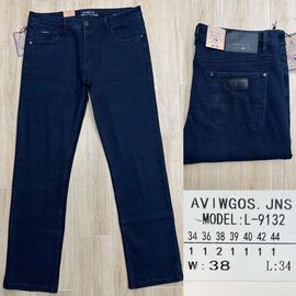 Джинси чоловічі L9132 navy р.34-44 "God Baron" недорого оптом від прямого постачальника