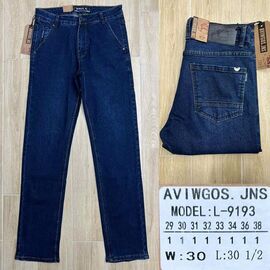 Джинси чоловічі L9193 navy р.29-38 "God Baron" недорого оптом від прямого постачальника