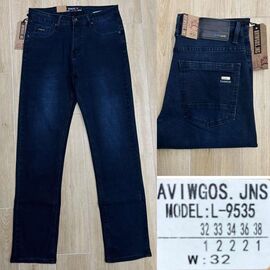 Джинси чоловічі L9535 navy р.32-38 "God Baron" недорого оптом від прямого постачальника