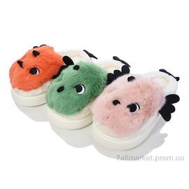 Тапки жіночі для будинку Зима Шльопки Ж 501 mix (6 пар р.36-41) "Progress" недорого оптом від прямого постачальника