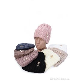Жіноча шапка Зима SA6632 mix (5 шт. р.сітка54-58) "Red Hat" недорого оптом від прямого постачальника