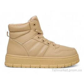 Кросівки жіночі модні Зима 248RMB03 темно-бежевий (8 пар р.36-41) "Massmag" недорого оптом від прямого постачальника