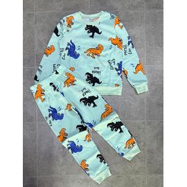 Піжама дитяча тепла на хлопчика FW23 mint р.9-12 "Fili Wear" недорого оптом від прямого постачальника