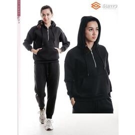 Костюм спортивний жіночий W45046N black р.48-56 "Samo" недорого оптом від прямого постачальника