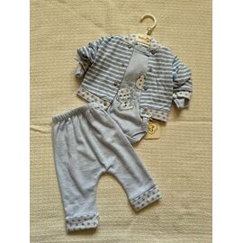 Костюм дитячий унісекс 981 l.grey р.0.3-0.9 "BURATINO" недорого оптом від прямого постачальника