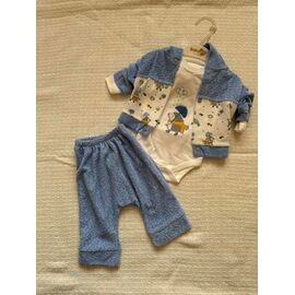 Костюм дитячий на хлопчика 984 l.blue р.0.3-0.9 "BURATINO" недорого оптом від прямого постачальника