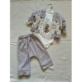 Костюм дитячий унісекс 985 grey р.0.3-0.9 "BURATINO" недорого оптом від прямого постачальника