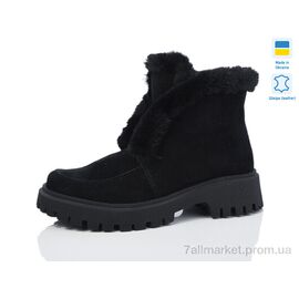 Черевики жіночі стильні Зима 222 ч.з. зима (6 пар р.37-41) "Sali" недорого оптом від прямого постачальника