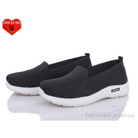 Сліпони жіночі тканинні Літо B33-1 (8 пар р.37-41) "Jiao Li Mei" недорого оптом від прямого постачальника