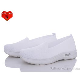 Сліпони жіночі тканинні Літо B33-2 (8 пар р.37-41) "Jiao Li Mei" недорого оптом від прямого постачальника