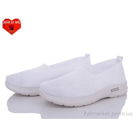 Сліпони жіночі тканинні Літо B32-2 (8 пар р.37-41) "Jiao Li Mei" недорого оптом від прямого постачальника