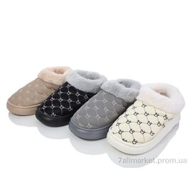 Тапки жіночі для будинку Зима JHA6 mix (12 пар р.36-41) "Lion-Lu" недорого оптом від прямого постачальника