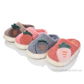 Фотография Тапки детские домашние зима 2251 mix (10 пар р.26-31) "Lion-Lu" недорого оптом от прямого поставщика