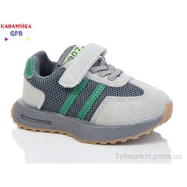 Фотография Кроссовки детские модные Весна/осень Z6061-3 (8 пар р.22-26) "GFB-Канарейка" недорого оптом от прямого поставщика