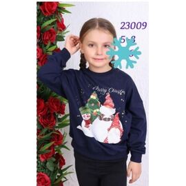 Светер Дитячий на дівчинку 23009 navy р.5-8 "Blondinka" недорого оптом від прямого постачальника