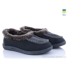 Фотография Тапки женские для дома зима Каховка. Украіна бабуш. кожзам.01 чорний (7 пар р.37-42) "Vladimir" недорого оптом от прямого поставщика