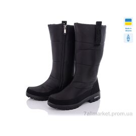 Дутики жіночі утеплені Зима 3407 чорний (6 пар р.36-41) "Paolla" недорого оптом від прямого постачальника