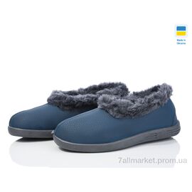 Фотография Тапки женские для дома зима Каховка т.синій (7 пар р.38-42) "Vladimir" недорого оптом от прямого поставщика