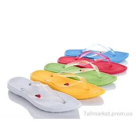 Фотография Шлепки женские облегченные Лето 2562 (36 пар р.36-41) "Elmob" недорого оптом от прямого поставщика