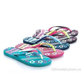 Фотография Шлепки женские облегченные Лето N6002 (12 пар р.36-40) "Elmob" недорого оптом от прямого поставщика