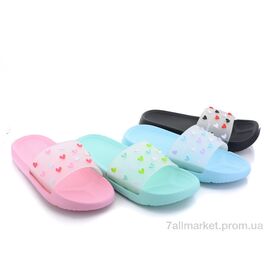 Фотография Шлепки женские облегченные Лето KB1 mix (12 пар р.36-41) "Elmob" недорого оптом от прямого поставщика