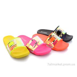 Фотография Шлепки женские облегченные Лето KB4 mix (12 пар р.36-41) "Elmob" недорого оптом от прямого поставщика