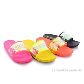 Фотография Шлепки женские облегченные Лето KB7 mix (12 пар р.36-41) "Elmob" недорого оптом от прямого поставщика