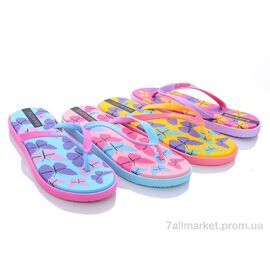 Фотография Шлепки женские облегченные Лето VT01 mix (12 пар р.36-41) "Elmob" недорого оптом от прямого поставщика