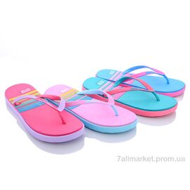 Фотография Шлепки женские облегченные Лето VT11 mix (12 пар р.36-41) "Elmob" недорого оптом от прямого поставщика