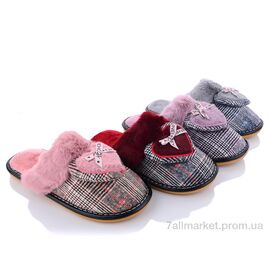 Фотография Тапки женские для дома Весна/осень BT15 mix (12 пар р.36-41) "Elmob" недорого оптом от прямого поставщика