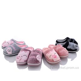 Фотография Тапки детские домашние Весна/осень M94 mix (12 пар р.24-29) "Elmob" недорого оптом от прямого поставщика