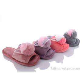 Тапки жіночі для будинку Весна/осінь LB35 mix (12 пар р.36-41) "Elmob" недорого оптом від прямого постачальника