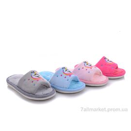 Фотография Тапки детские домашние Весна/осень M96 mix (12 пар р.30-35) "Elmob" недорого оптом от прямого поставщика