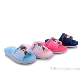 Фотография Тапки детские домашние Весна/осень M97 mix (12 пар р.30-35) "Elmob" недорого оптом от прямого поставщика