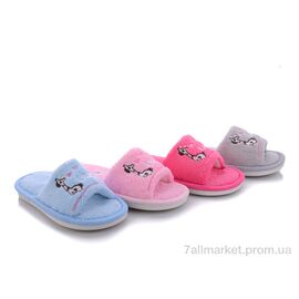Фотография Тапки детские домашние Весна/осень M99 mix (12 пар р.30-35) "Elmob" недорого оптом от прямого поставщика