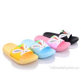 Фотография Шлепки детские летние Лето KM26 mix (12 пар р.30-35) "Elmob" недорого оптом от прямого поставщика