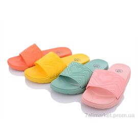 Фотография Шлепки женские облегченные Лето LP48 mix (12 пар р.36-41) "Elmob" недорого оптом от прямого поставщика