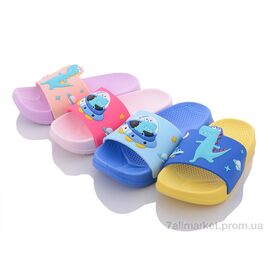 Фотография Шлепки детские летние Лето ALP24 mix (9 пар р.24-29) "Elmob" недорого оптом от прямого поставщика