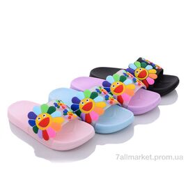 Шльопанці жіночі полегшені Літо LP51 mix (12 пар р.36-41) "Elmob" недорого оптом від прямого постачальника